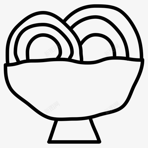 面条手绘意大利面图标svg_新图网 https://ixintu.com 意大利面 手绘 面条 食物涂鸦