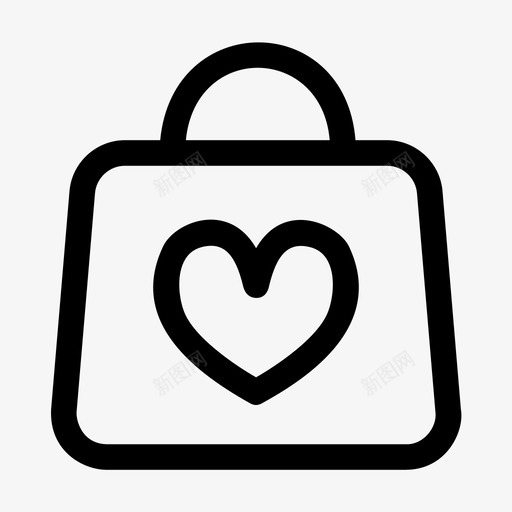 买礼物包爱情图标svg_新图网 https://ixintu.com 买礼物 包 情人节 浪漫 爱情 节日和庆祝
