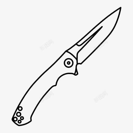 刀造型刀武器图标svg_新图网 https://ixintu.com 刀 武器 造型刀