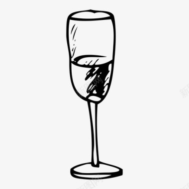 酒饮料酒杯图标图标