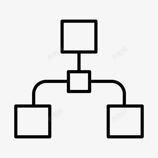 图表层次结构顺序图标svg_新图网 https://ixintu.com 图表 层次结构 有组织 组织 顺序