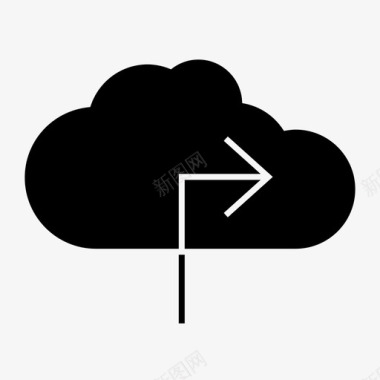 云共享通信连接图标图标