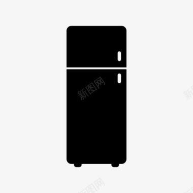 冰箱冷藏家用图标图标