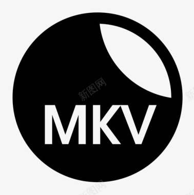 mkv文件扩展名svg图标图标