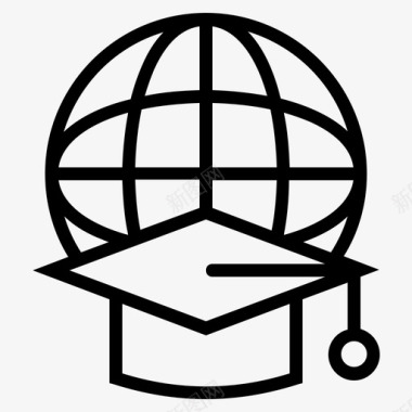 全球教育在线教育在线学校图标图标