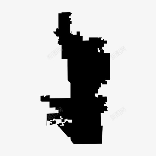 费城边界城市图标svg_新图网 https://ixintu.com 地图 城市 美国 费城 边界