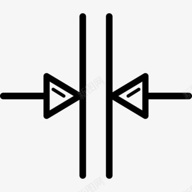 两个连接器箭头genericons箭头图标图标