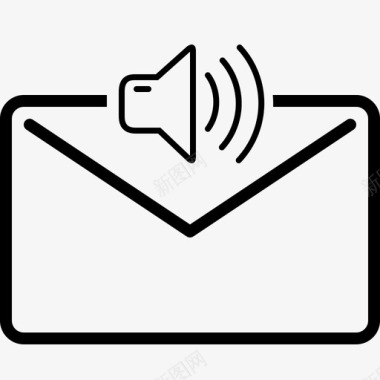 语音电子邮件语音留言图标图标