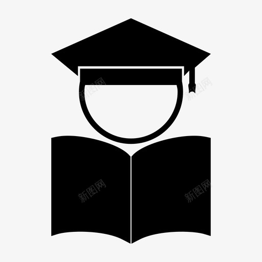 学生大学研究生图标svg_新图网 https://ixintu.com 大学 学生 教育毕业 毕业 研究生