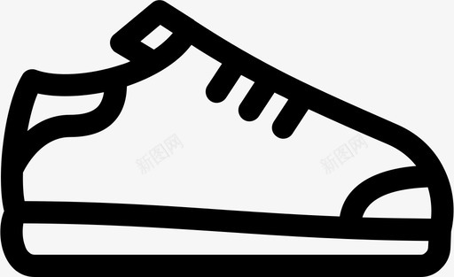 运动鞋脚鞋具图标图标