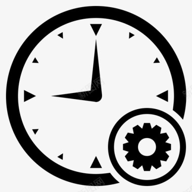 时间管理效率管理时间图标图标