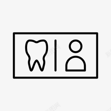 牙医资料牙科健康图标图标