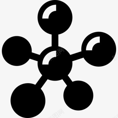 分子几何学分子形态分子结构图标图标