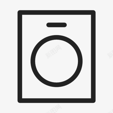 洗衣机电器自动化图标图标
