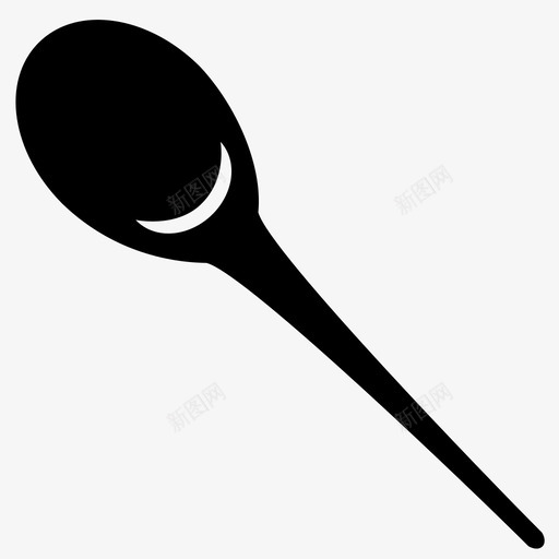 木勺厨房烹饪图标svg_新图网 https://ixintu.com 厨房 厨房用具 木勺 烹饪