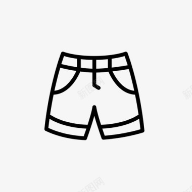 短裤裤子布艺套装2图标图标