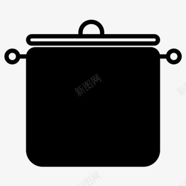 大锅厨师烹饪图标图标