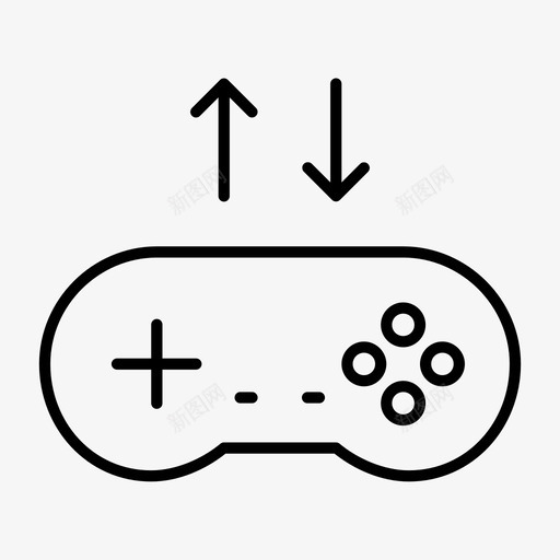连接游戏板游戏杆视频游戏图标svg_新图网 https://ixintu.com 游戏杆 视频游戏 连接游戏板