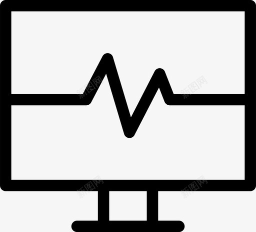 心电图心脏病健康图标svg_新图网 https://ixintu.com 健康 心电图 心脏 心脏病 心跳