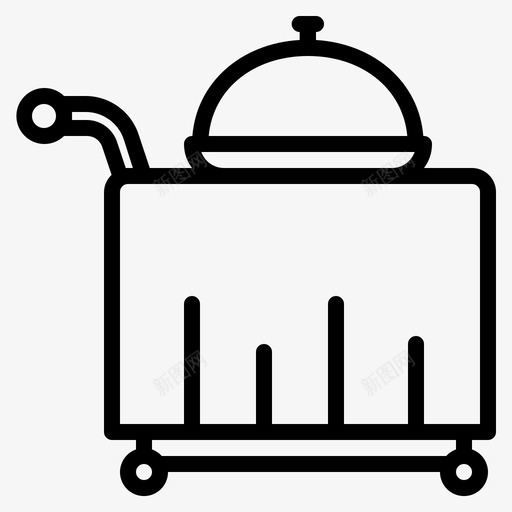 客房服务食品酒店图标svg_新图网 https://ixintu.com 客房服务 旅游 酒店 酒店收费 食品