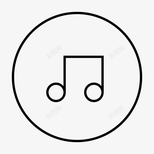 音乐歌曲基本图标2svg_新图网 https://ixintu.com 基本图标2 歌曲 音乐