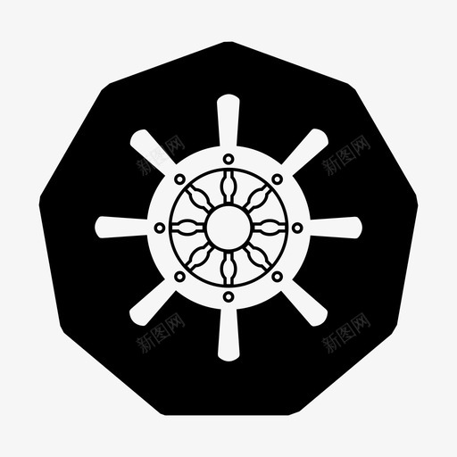 舵船舵操纵图标svg_新图网 https://ixintu.com 操纵 航海 航海装置 舵 舵轮 船舵