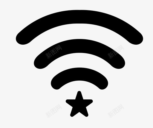 wifi星pluspremium图标svg_新图网 https://ixintu.com plus premium wifi星