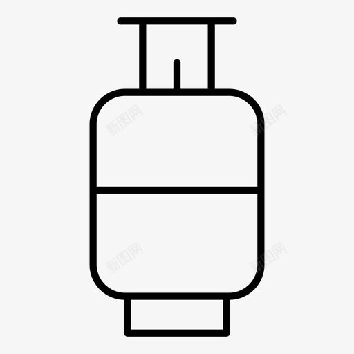 气瓶气体图标svg_新图网 https://ixintu.com 气体 气瓶