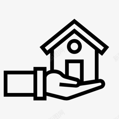 买房抵押再抵押房屋图标图标