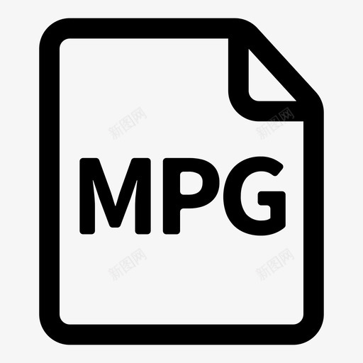 mpg文件扩展名电影图标svg_新图网 https://ixintu.com mpeg mpg文件 扩展名 文件扩展名 电影 视频