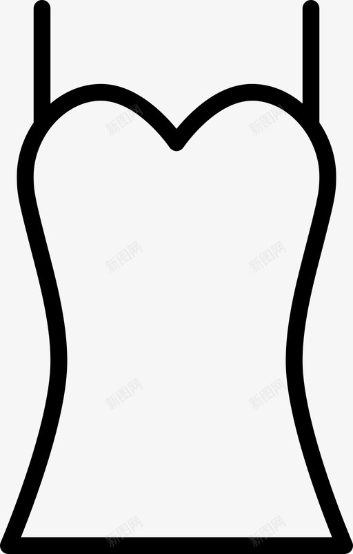 衬衫衣服时尚图标svg_新图网 https://ixintu.com 夏天 女士 时尚 衣服 衣服薄 衬衫