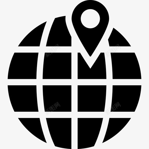 全球分布符号地图和旗帜共享图标svg_新图网 https://ixintu.com 全球分布符号 共享 地图和旗帜