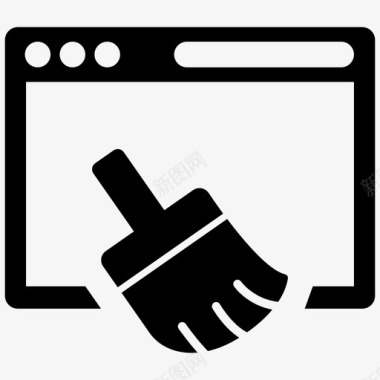 浏览器清理器清理互联网安全图标图标