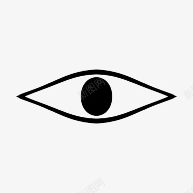 眼睛视野视觉图标图标