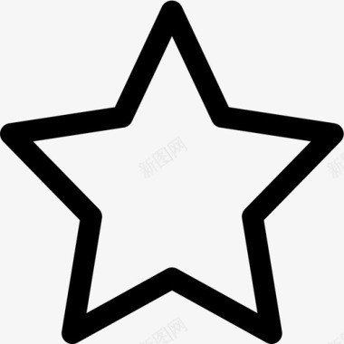 五角星最爱评级图标图标