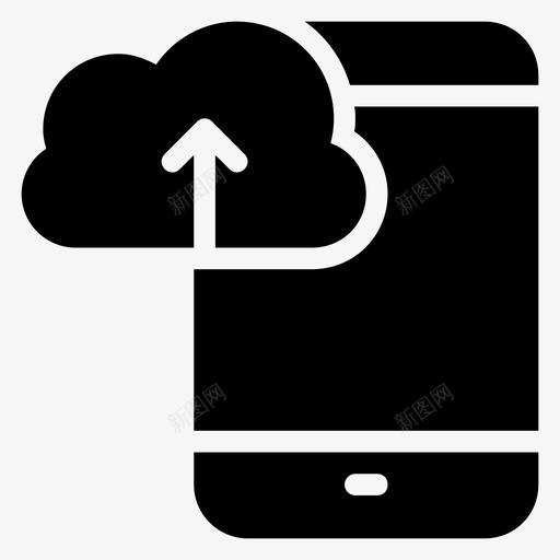 移动云开发图标svg_新图网 https://ixintu.com 上传 云 开发 开发用户界面字形图标 电话 移动 网页设计