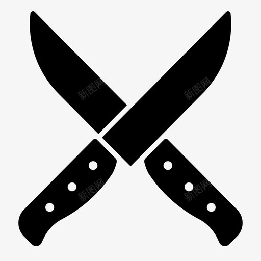 刀餐具菜刀图标svg_新图网 https://ixintu.com 刀 菜刀 餐具 餐厅