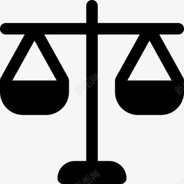 正义平衡平等图标图标