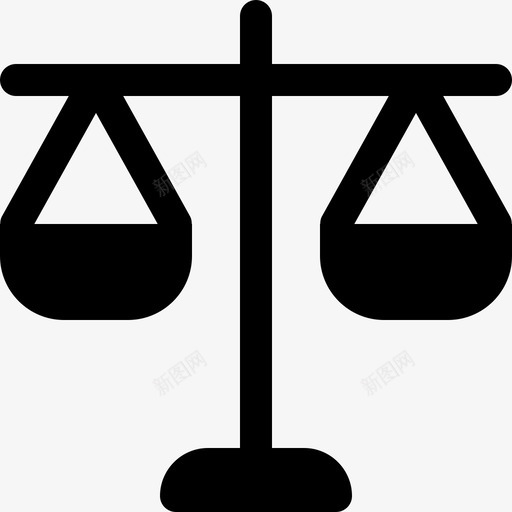 正义平衡平等图标svg_新图网 https://ixintu.com 判断 商业和金融坚实的图标 平等 平衡 正义 法律 规模