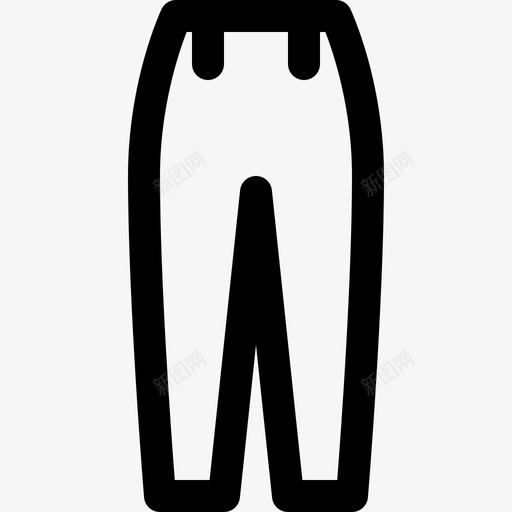 瑜伽裤服装慢跑服图标svg_新图网 https://ixintu.com 慢跑服 服装 服装系列图标 瑜伽裤 紧身衣 运动服