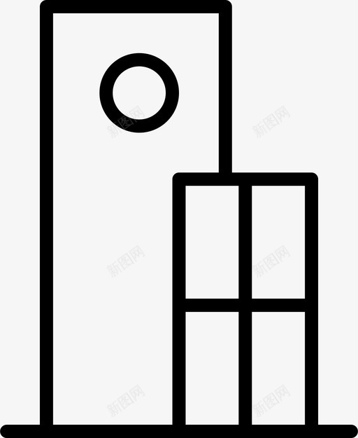 钟楼建筑城市图标svg_新图网 https://ixintu.com 城市 建筑 房地产薄 现代 结构 钟楼