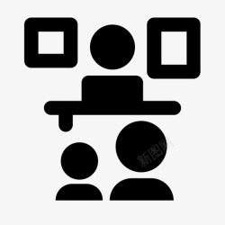 学校家长会家长会教育学校图标高清图片