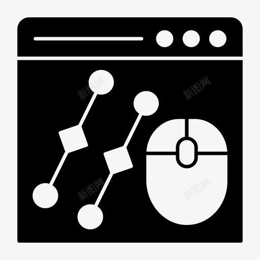 浏览器internet鼠标图标svg_新图网 https://ixintu.com internet webseo字形图标 技术 浏览器 联机 鼠标