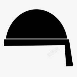 护背的帽子头盔黑暗时代中世纪图标高清图片