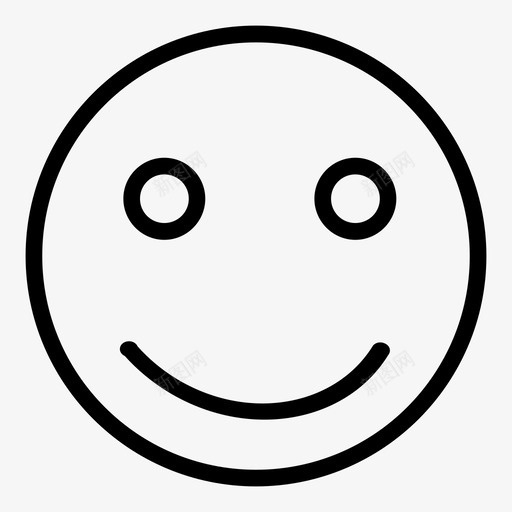 微笑表情情感表达图标svg_新图网 https://ixintu.com 微笑 情感表达 表情