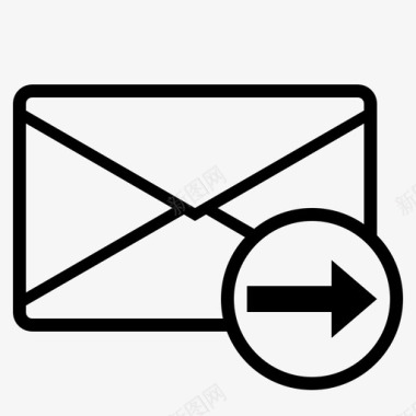 发送邮件电子邮件转发电子邮件图标图标