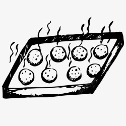 托盘甜点png饼干托盘糖果饼干图标高清图片