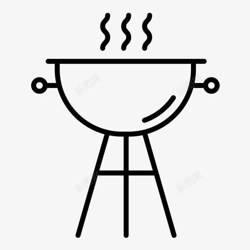 烧烤烹饪扒手图标svg_新图网 https://ixintu.com 厨房工具 扒手 烧烤 烹饪