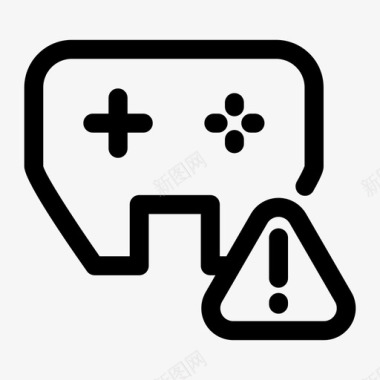 游戏错误游戏板视频游戏图标图标