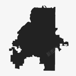 亚特兰大亚特兰大市地图图标高清图片